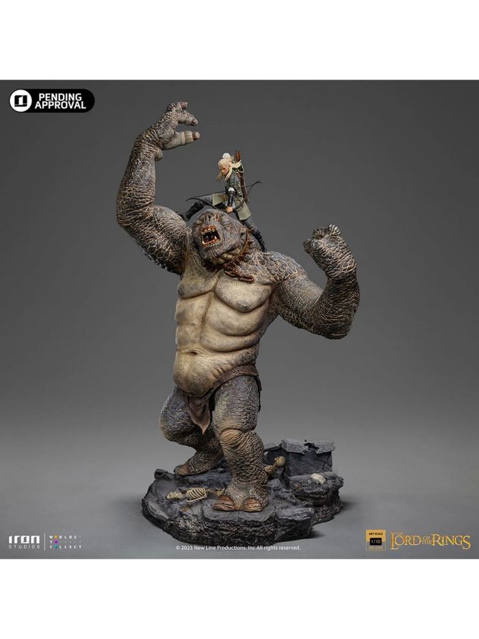 Legolas Vs Cave Troll Deluxe - Lord of the Rings - Art Scale 1/10