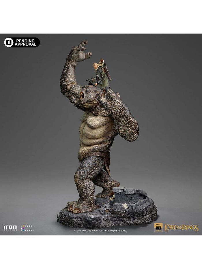 Legolas Vs Cave Troll Deluxe - Lord of the Rings - Art Scale 1/10
