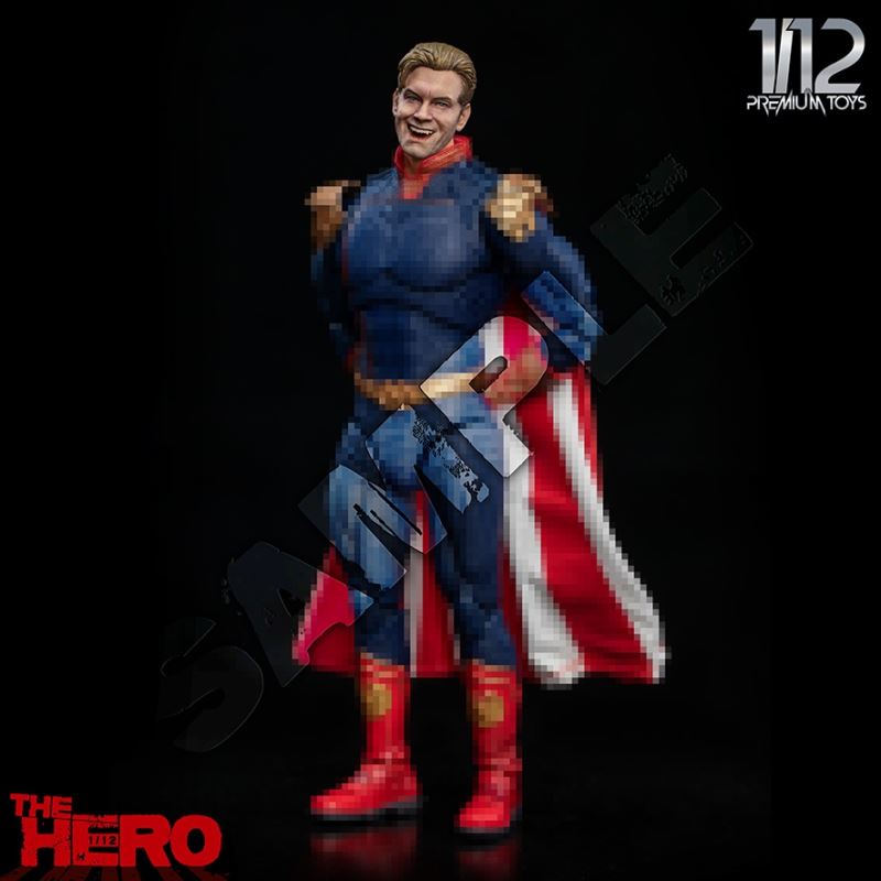 The Hero European and American expression head carving 1/12
