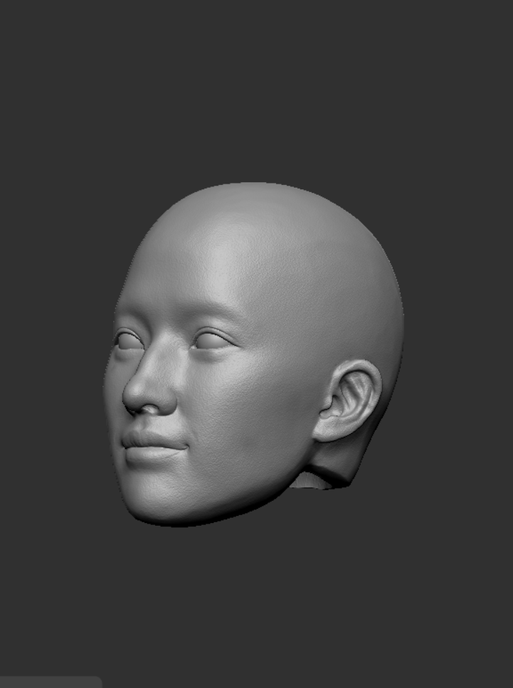 Liu Yifei head carving 1/6