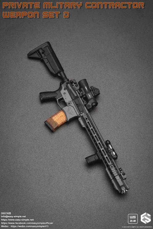 PMC Weapon Set D (Private Mliterary Contractor) 1/6
