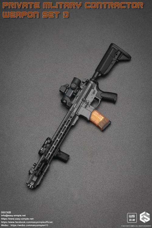 PMC Weapon Set D (Private Mliterary Contractor) 1/6