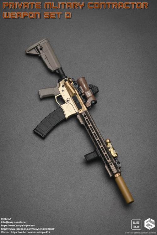 PMC Weapon Set D (Private Mliterary Contractor) 1/6