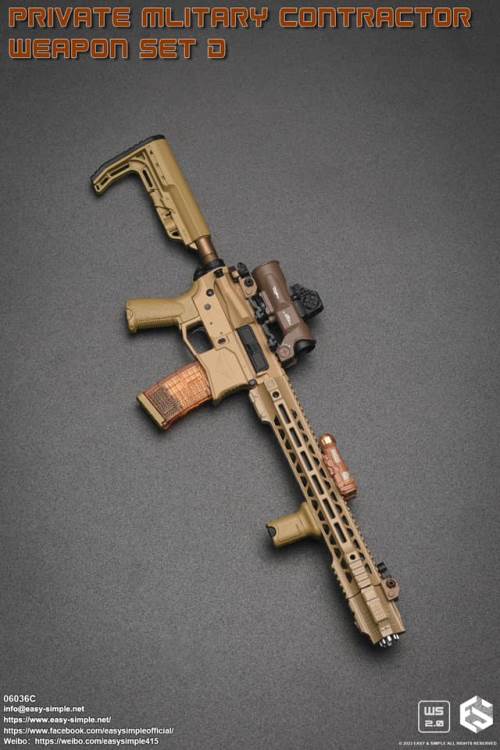 PMC Weapon Set D (Private Mliterary Contractor) 1/6