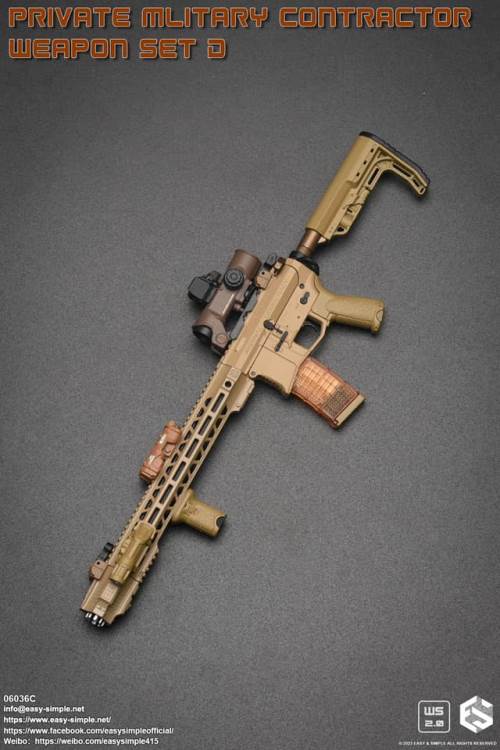 PMC Weapon Set D (Private Mliterary Contractor) 1/6
