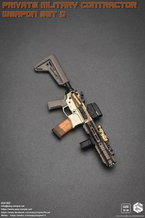 PMC Weapon Set D (Private Mliterary Contractor) 1/6