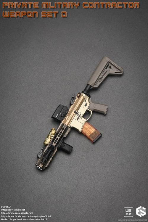 PMC Weapon Set D (Private Mliterary Contractor) 1/6