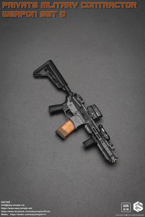 PMC Weapon Set D (Private Mliterary Contractor) 1/6