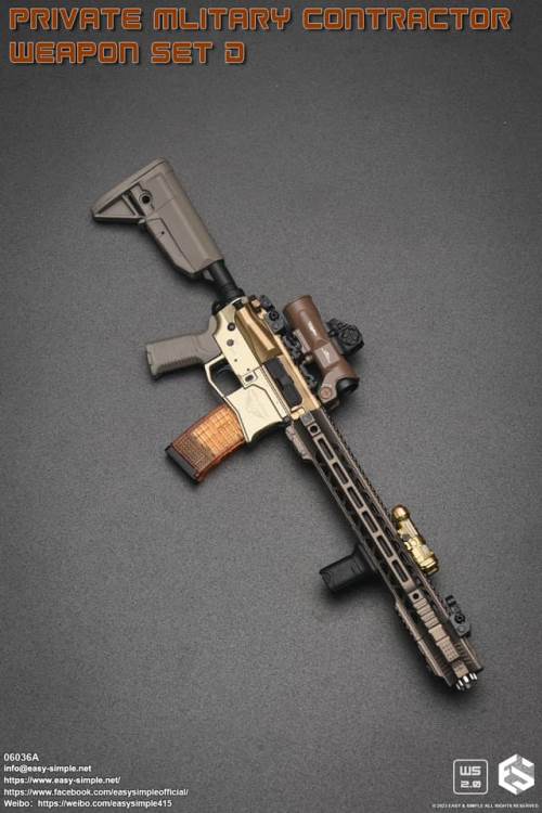 PMC Weapon Set D (Private Mliterary Contractor) 1/6