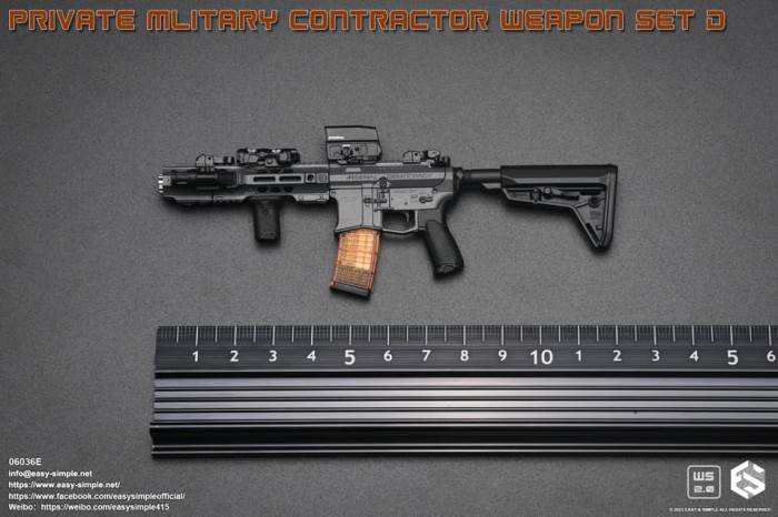 PMC Weapon Set D (Private Mliterary Contractor) 1/6
