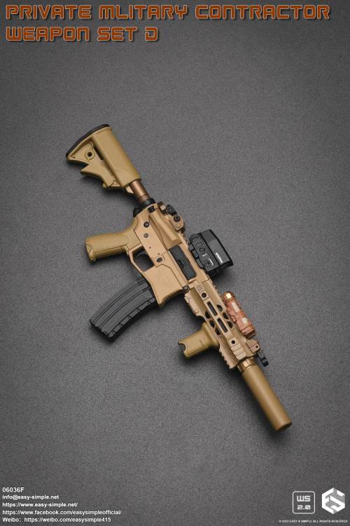 PMC Weapon Set D (Private Mliterary Contractor) 1/6