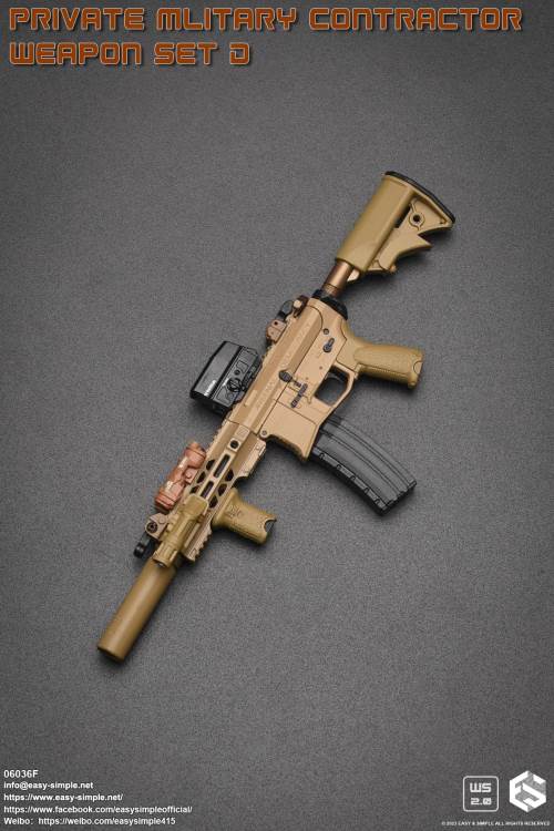 PMC Weapon Set D (Private Mliterary Contractor) 1/6