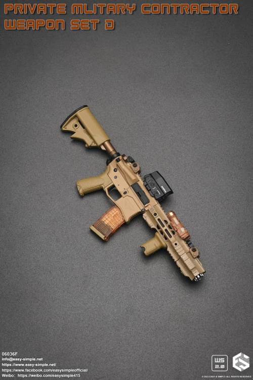 PMC Weapon Set D (Private Mliterary Contractor) 1/6