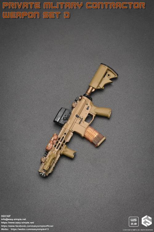 PMC Weapon Set D (Private Mliterary Contractor) 1/6