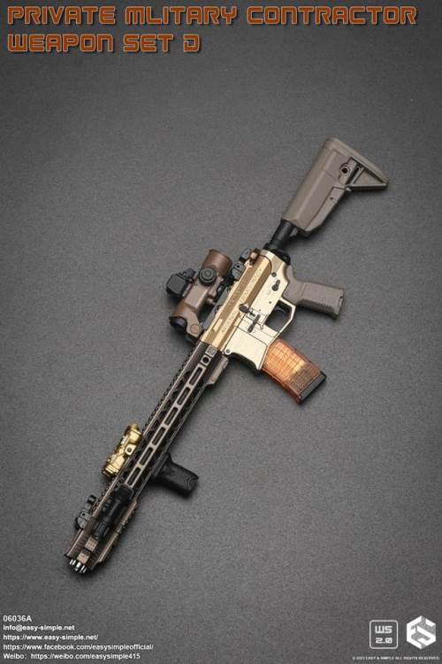 PMC Weapon Set D (Private Mliterary Contractor) 1/6