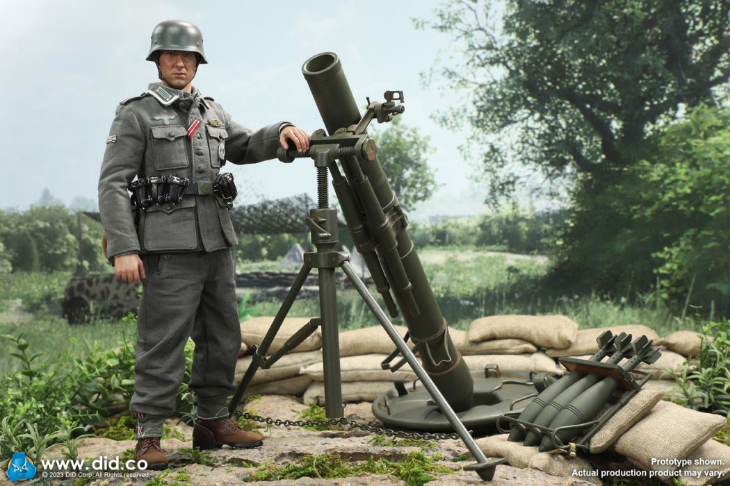 WWII German 12cm heavy mortar 1/6