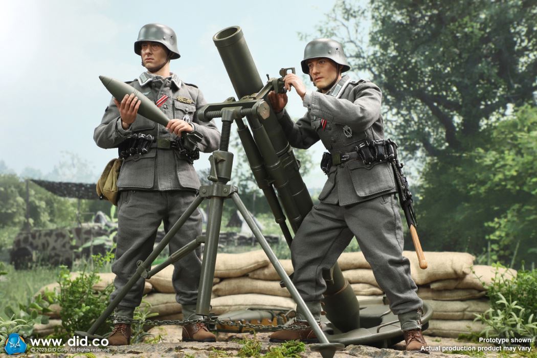WWII German 12cm heavy mortar 1/6
