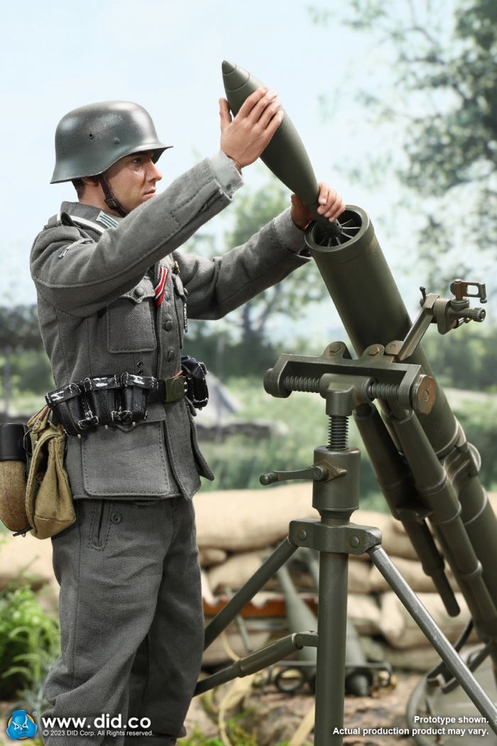 WWII German 12cm heavy mortar 1/6