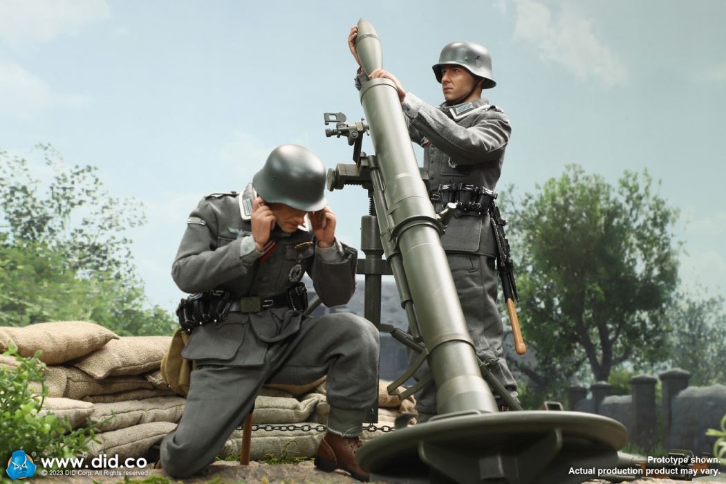 WWII German 12cm heavy mortar 1/6