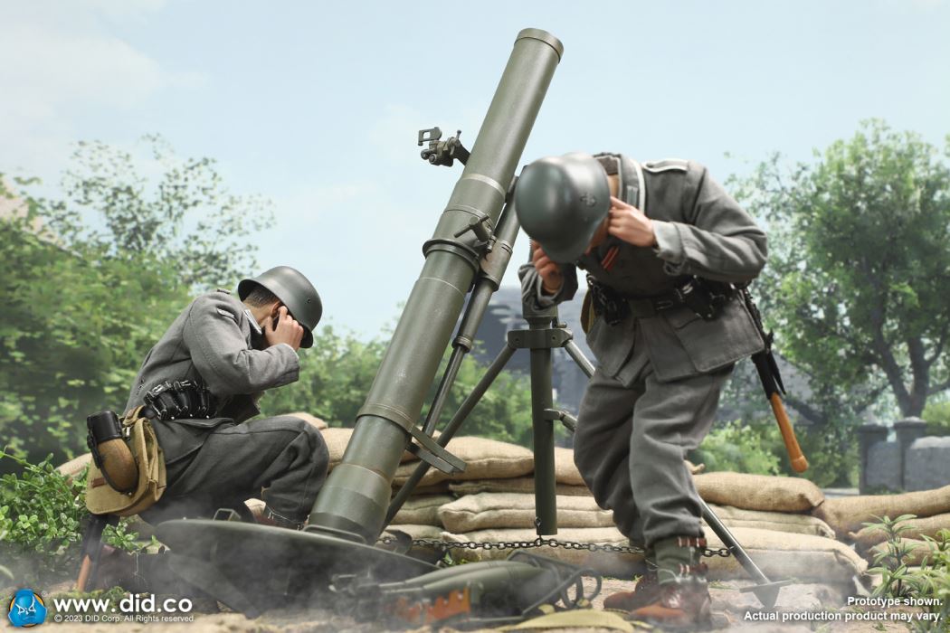 WWII German 12cm heavy mortar 1/6
