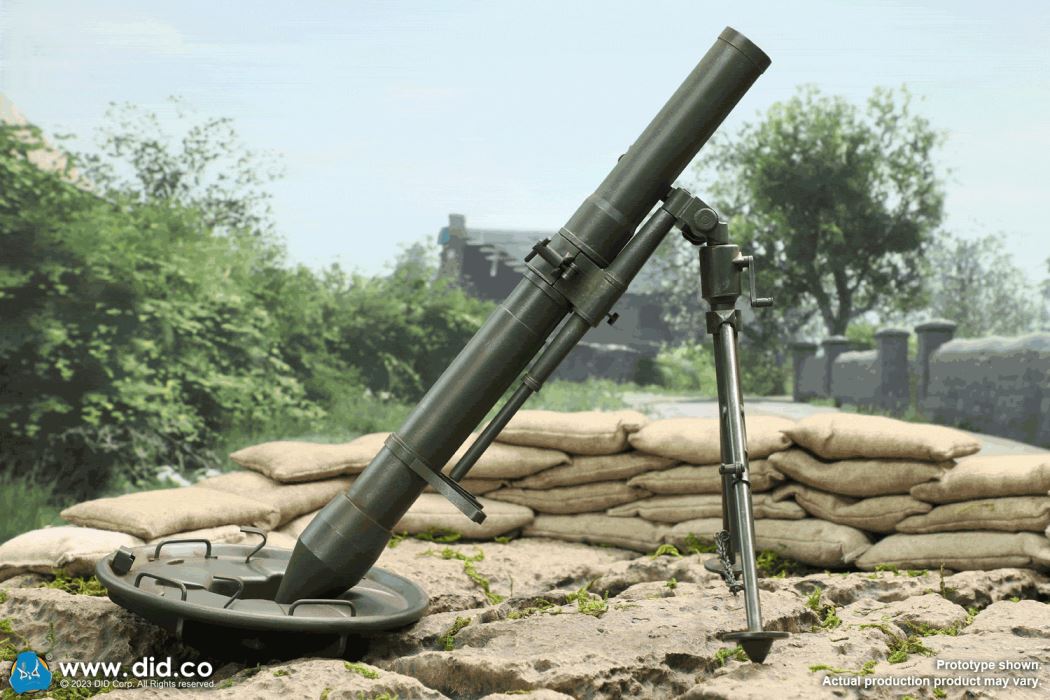 WWII German 12cm heavy mortar 1/6
