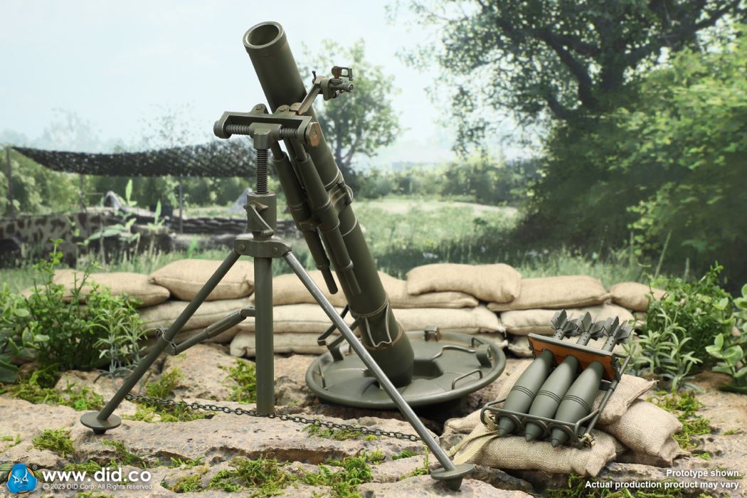 WWII German 12cm heavy mortar 1/6
