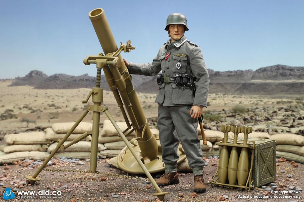 WWII German 12cm heavy mortar 1/6
