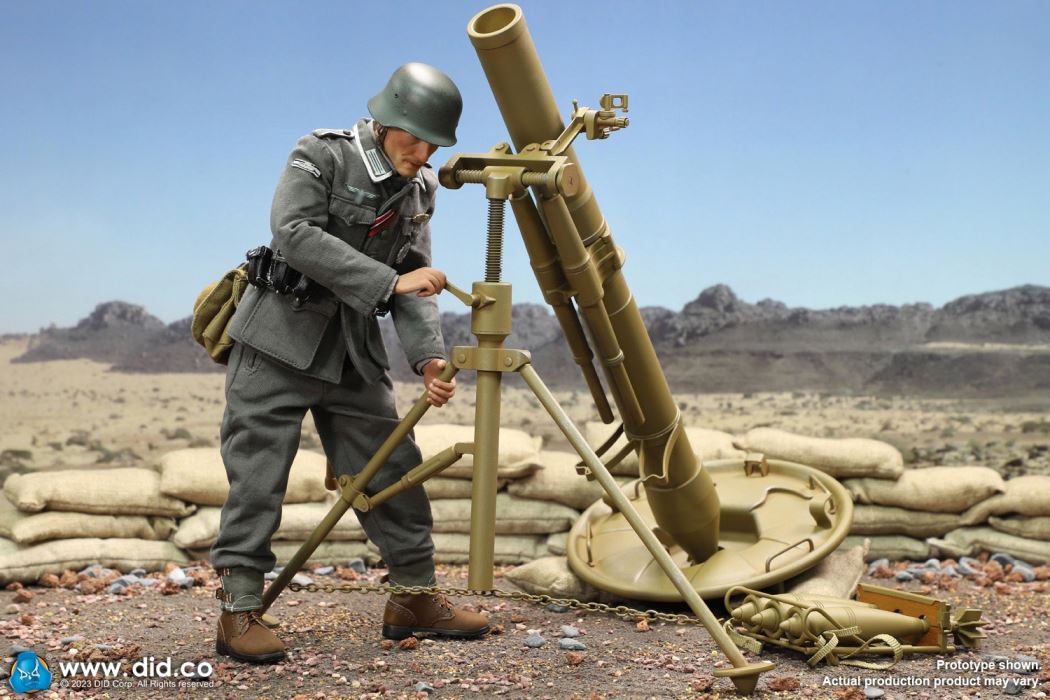WWII German 12cm heavy mortar 1/6
