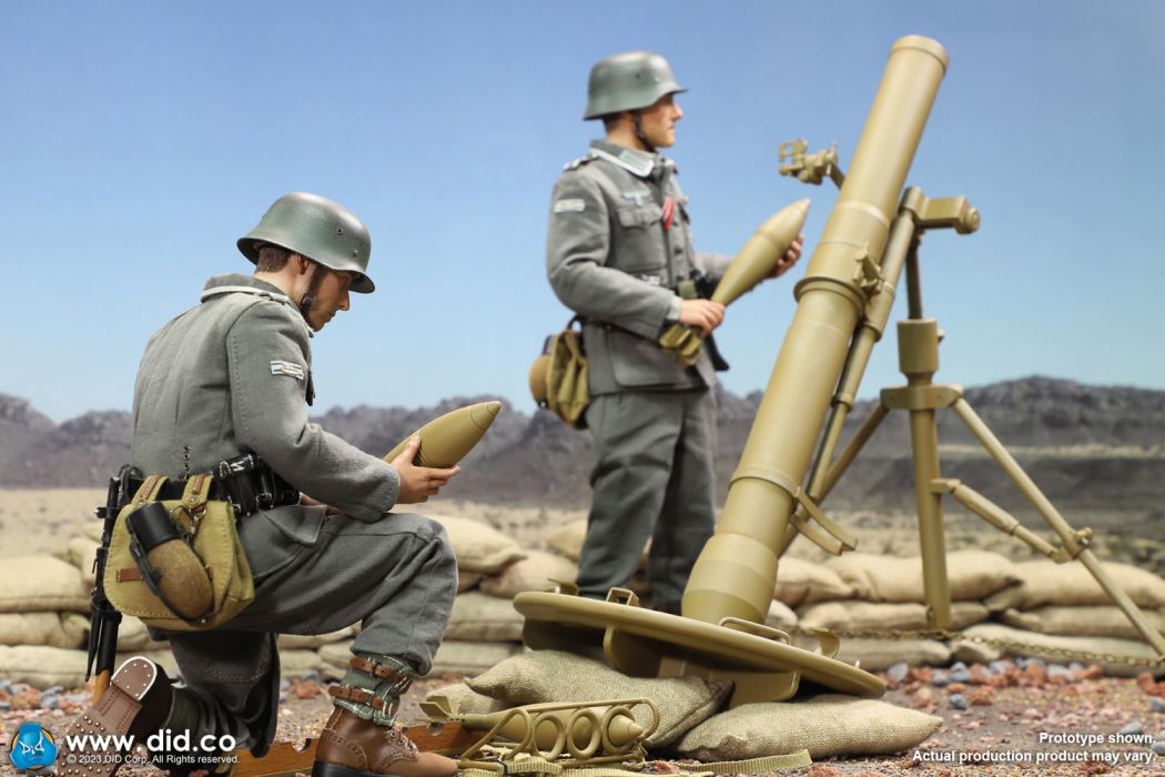 WWII German 12cm heavy mortar 1/6