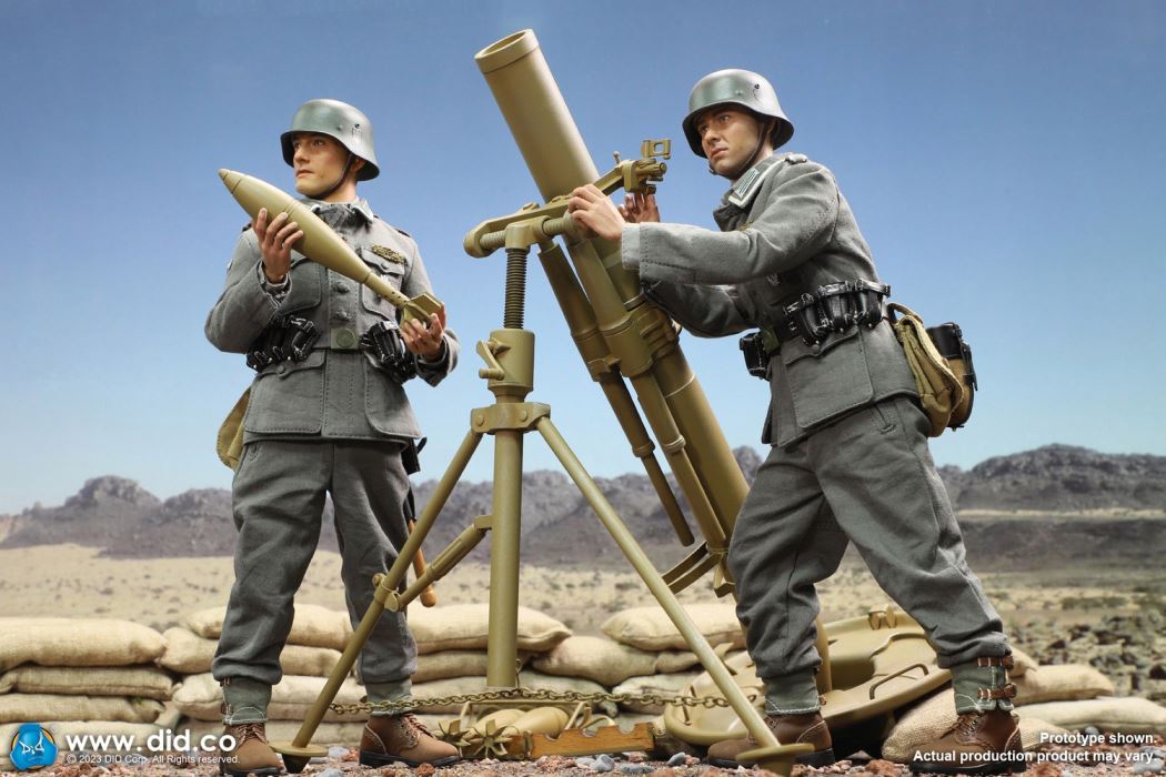 WWII German 12cm heavy mortar 1/6