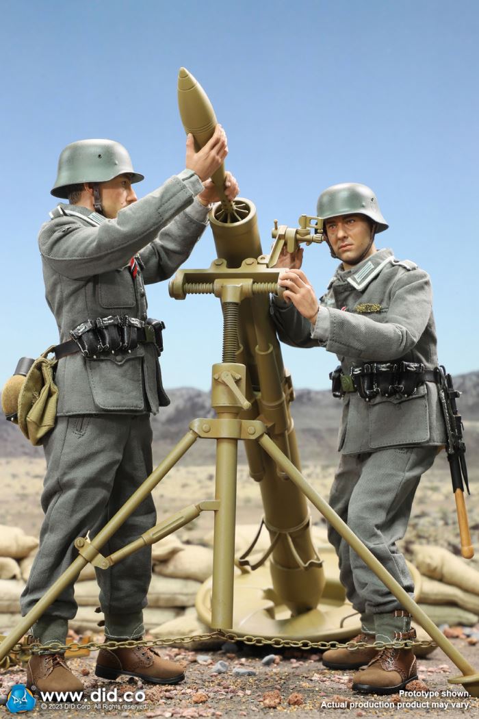 WWII German 12cm heavy mortar 1/6