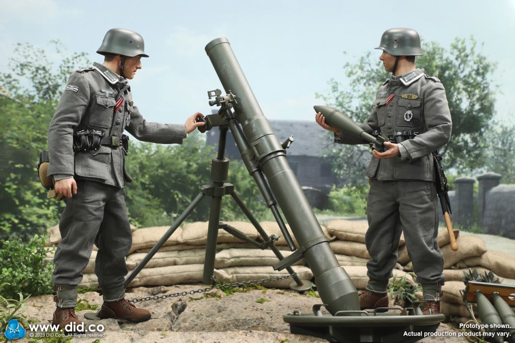 WWII German 12cm heavy mortar 1/6