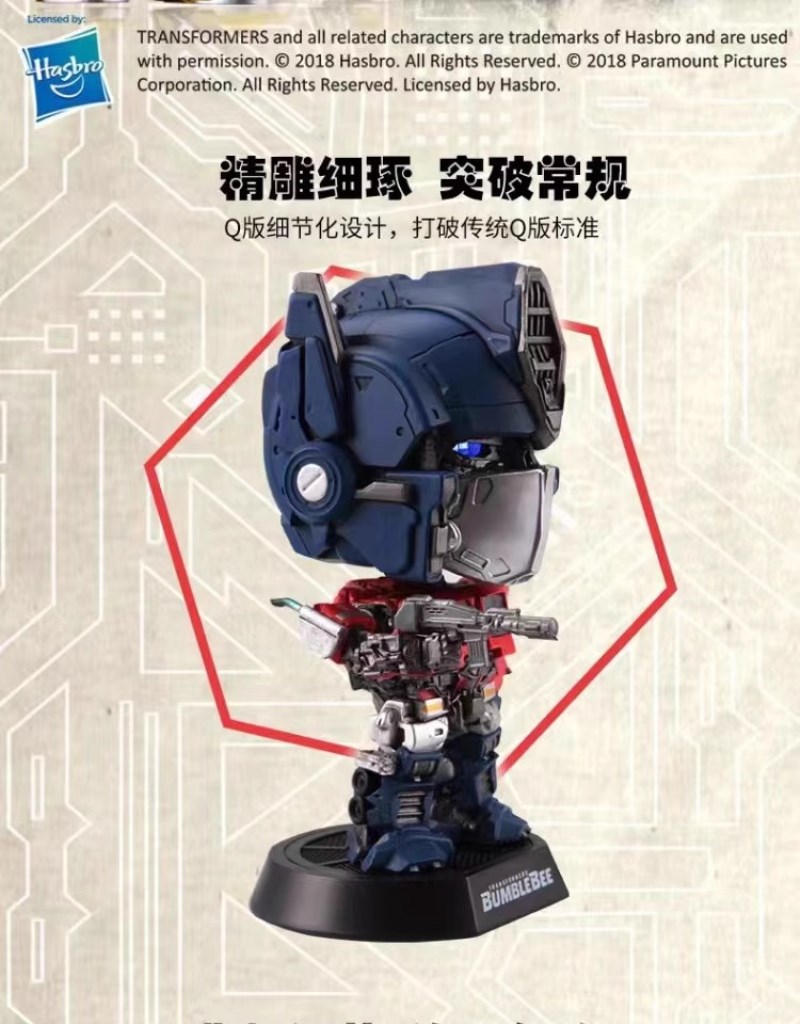 Transformers Q version doll - Optimus Prime/Bumblebee