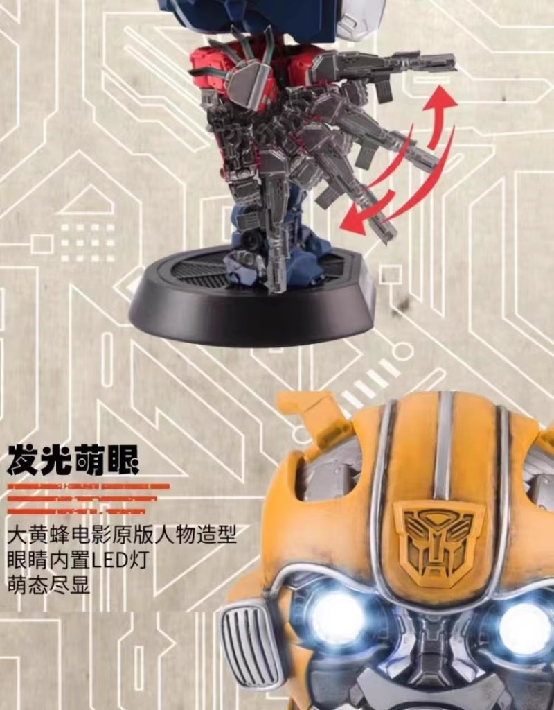 Transformers Q version doll - Optimus Prime/Bumblebee