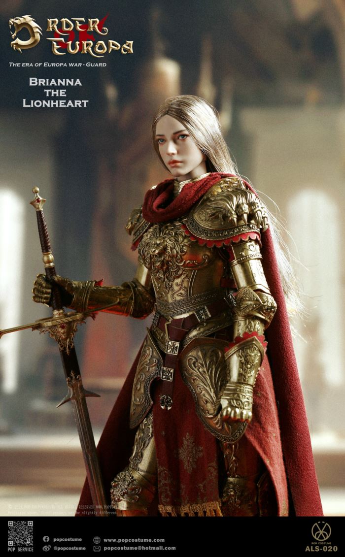 Europa War Vol.4 - Lionheart Queen 100% Copper & Throne 1/6
