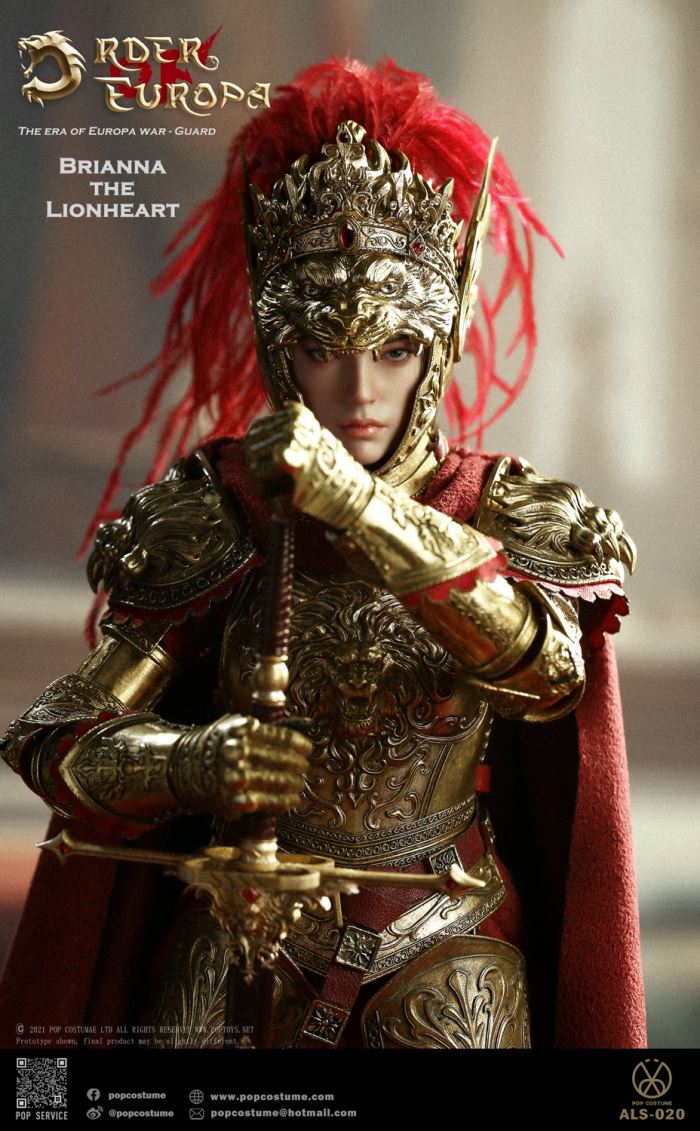 Europa War Vol.4 - Lionheart Queen 100% Copper & Throne 1/6