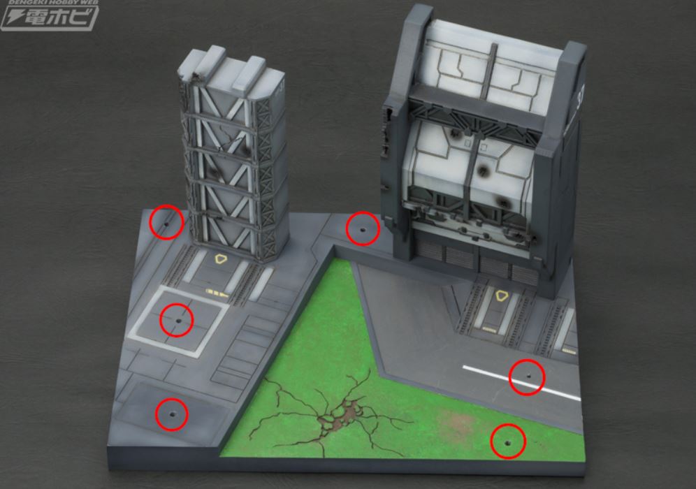 Realistic Model Series Mobile Suit Gundam SEED (for 1/144 HG Series) G Structure [GS06] Heliopolis Battle Stage