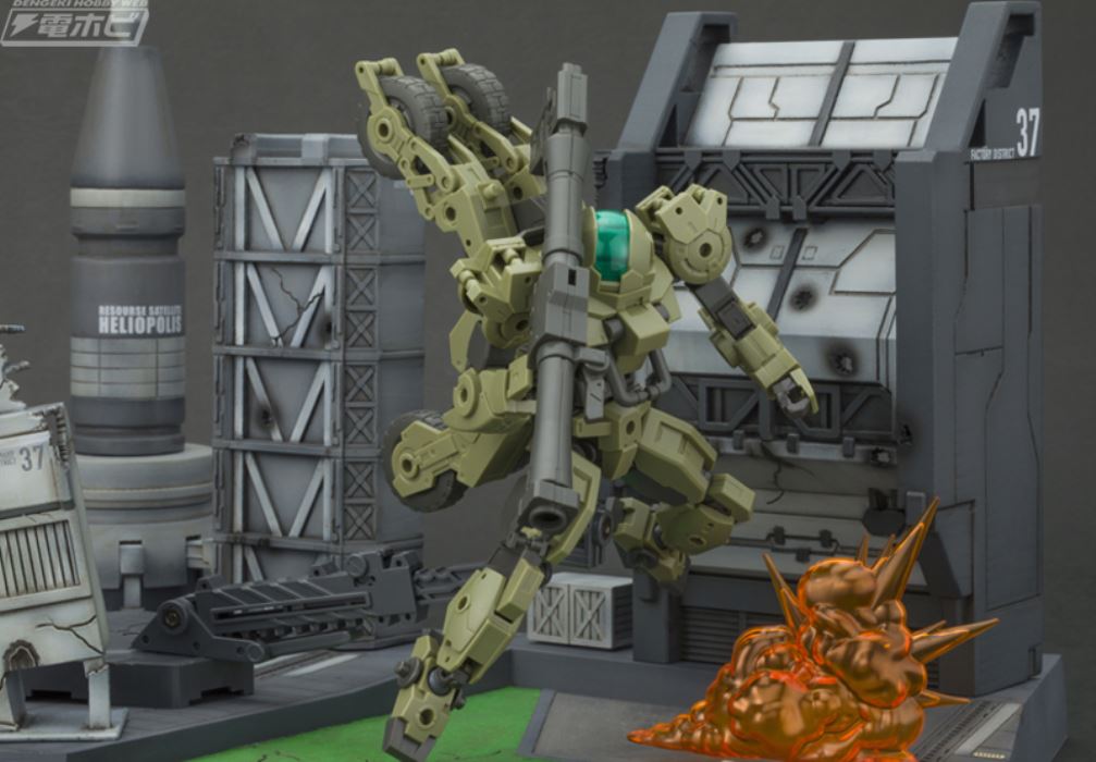 Realistic Model Series Mobile Suit Gundam SEED (for 1/144 HG Series) G Structure [GS06] Heliopolis Battle Stage