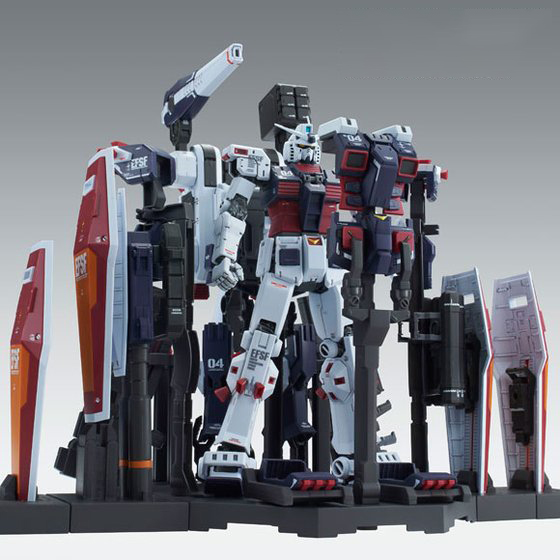 MG 1/100 Weapon & Armor Hanger FOR Full Armor Gundam Ver.Ka (GTB Version)