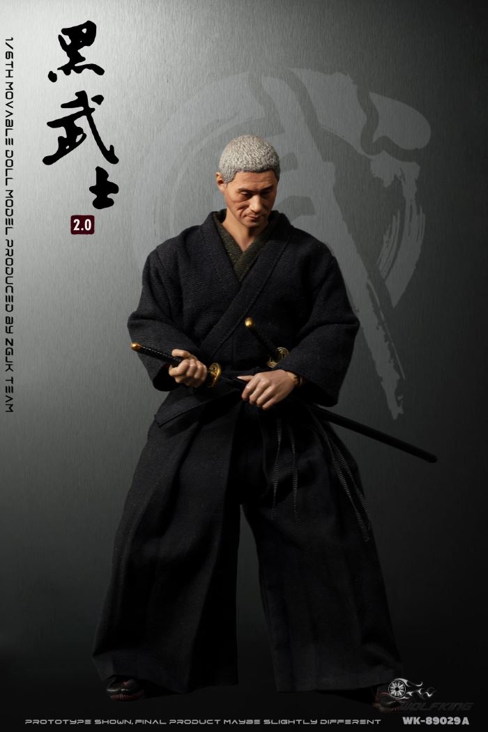 Black Samurai SAMURAI - Head Carving Costume Set Version 2.0 1/6