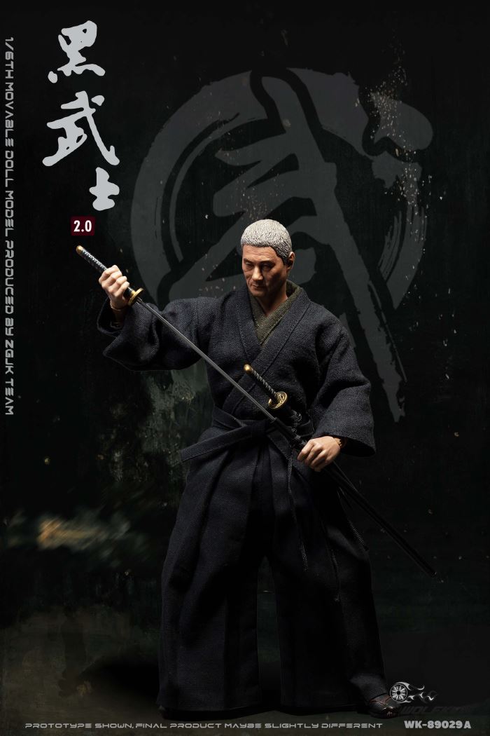 Black Samurai SAMURAI - Head Carving Costume Set Version 2.0 1/6