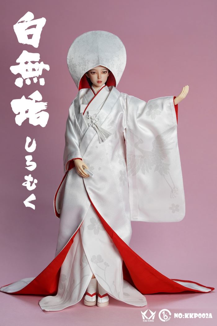 White Wugou suit doll 1/6