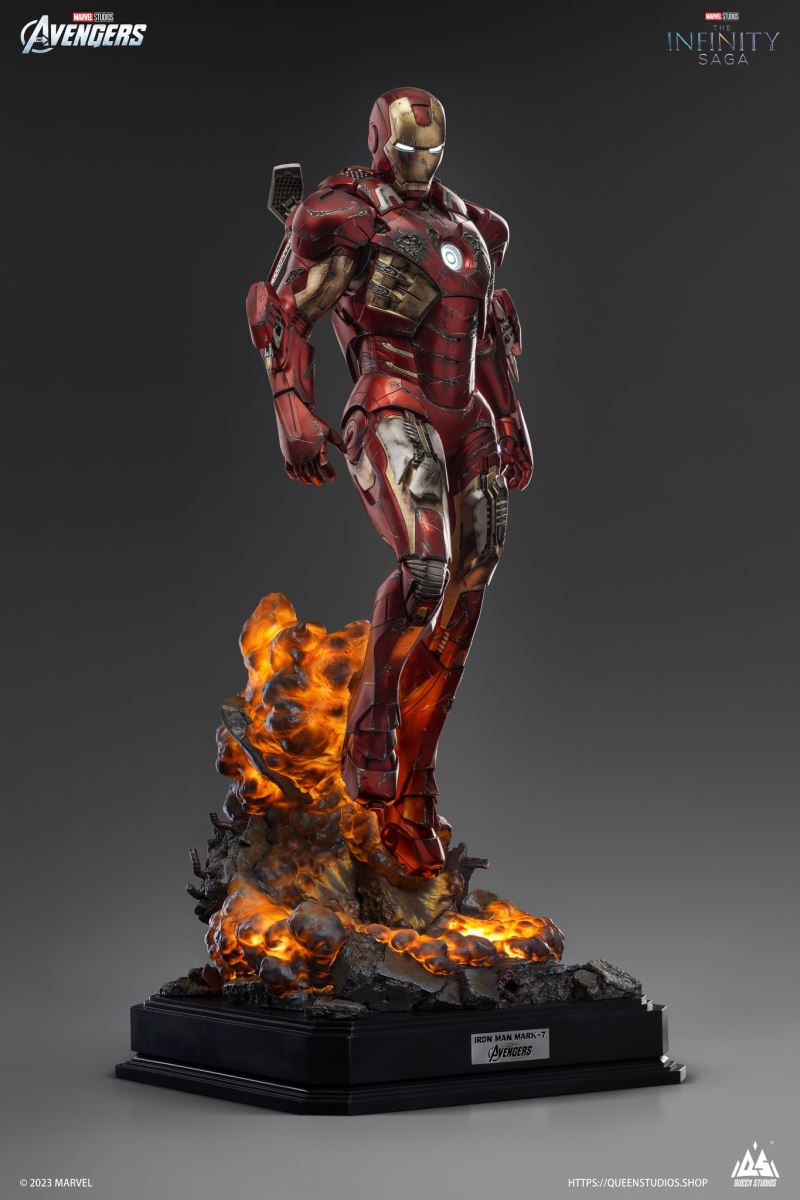 Iron Man Mark7 Battle Damaged Edition - Avenger 1/3