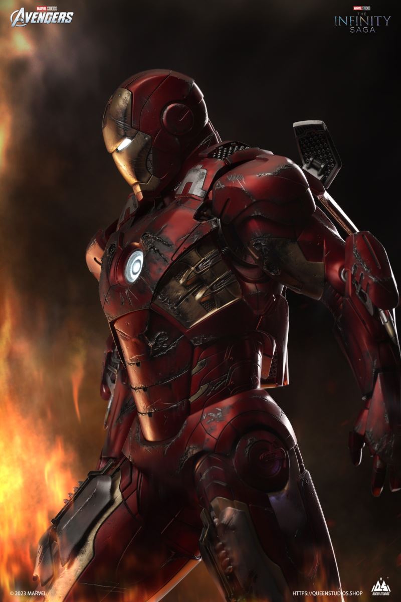 Iron Man Mark7 Battle Damaged Edition - Avenger 1/3