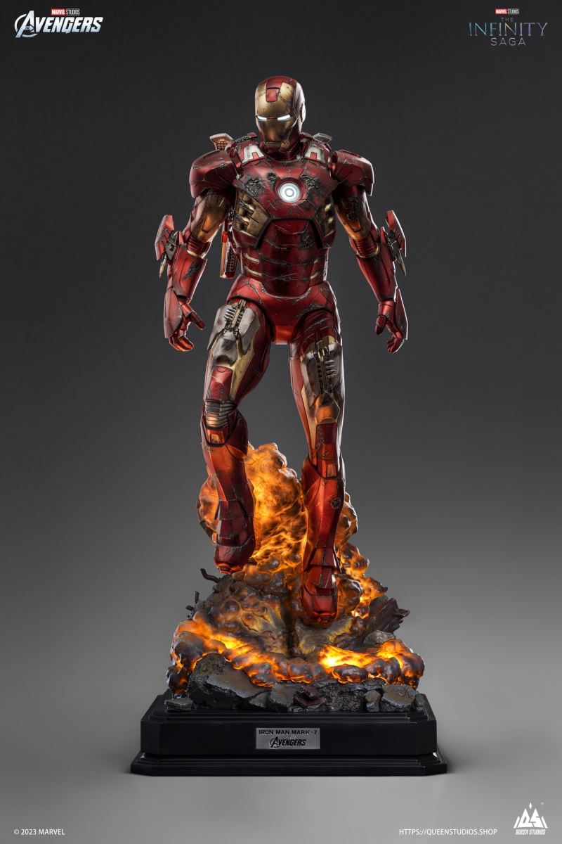 Iron Man Mark7 Battle Damaged Edition - Avenger 1/3