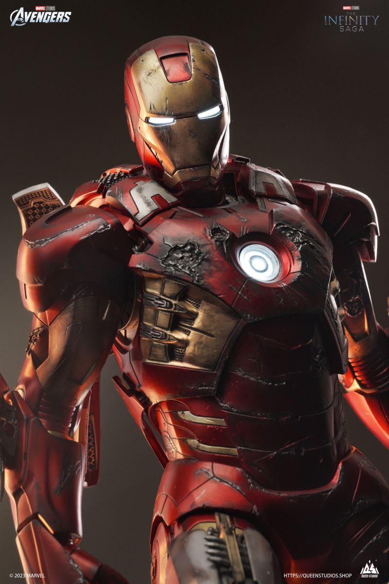 Iron Man Mark7 Battle Damaged Edition - Avenger 1/3