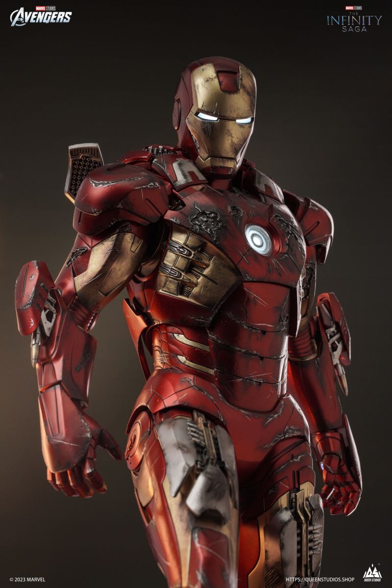 Iron Man Mark7 Battle Damaged Edition - Avenger 1/3