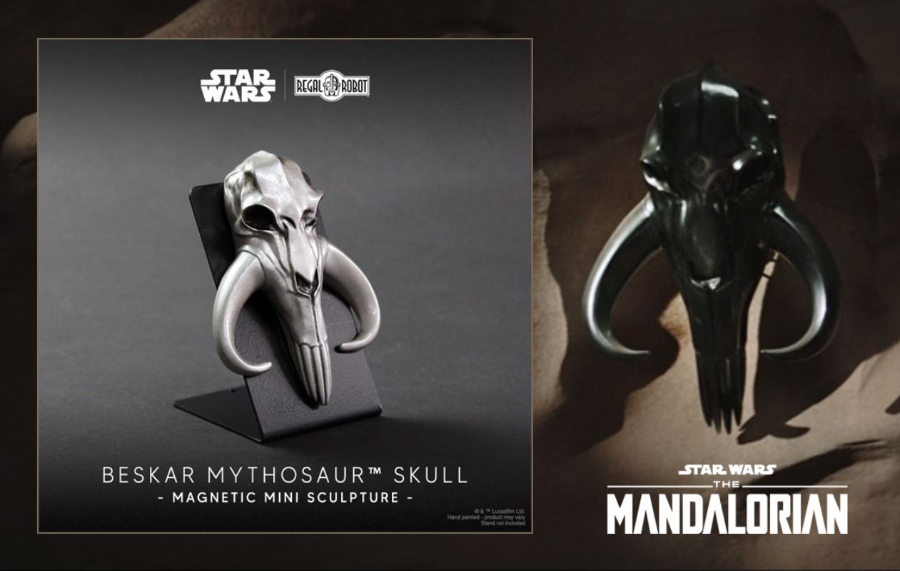 BESKAR MYTHOSAUR SKULL MAGNET