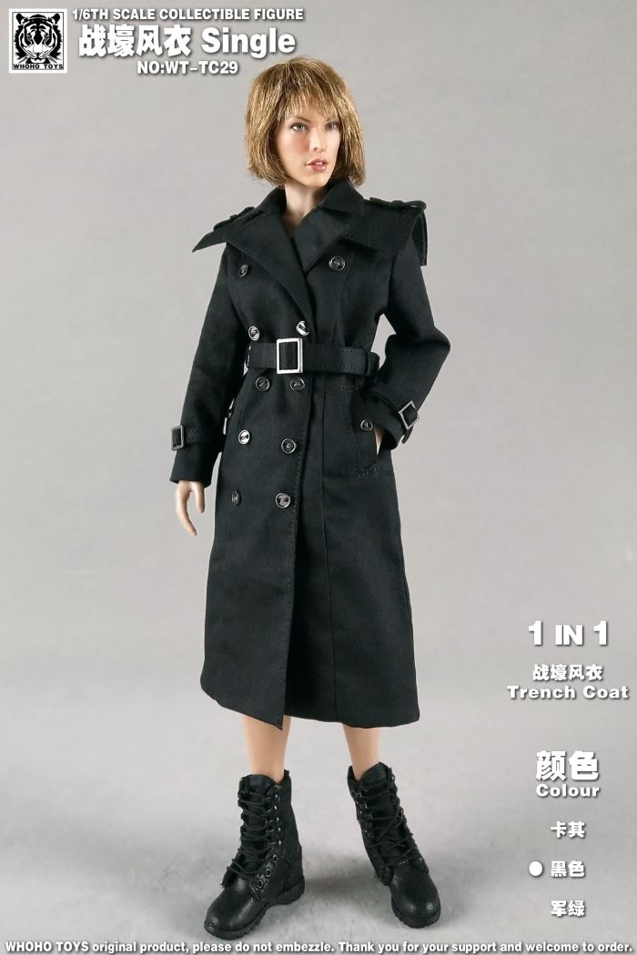 women's trench coat 1/6