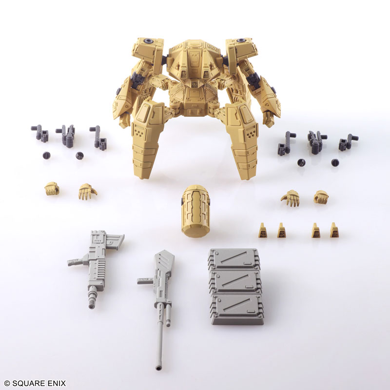 Front Mission Structure Arts 1/72 Plastic Model Kit Series Vol.6 Complete 4 TypeBOX